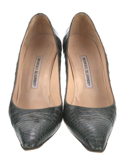 Manolo Blahnik Alligator Pumps