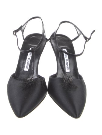Manolo Blahnik T-Strap Pumps