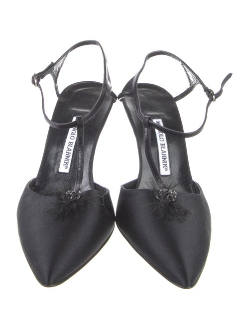 Manolo Blahnik T-Strap Pumps
