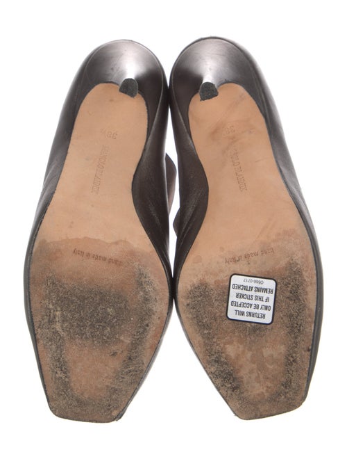 Manolo Blahnik Leather Lace-Up Boots