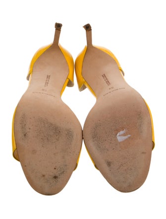 Manolo Blahnik Patent Leather Sandals