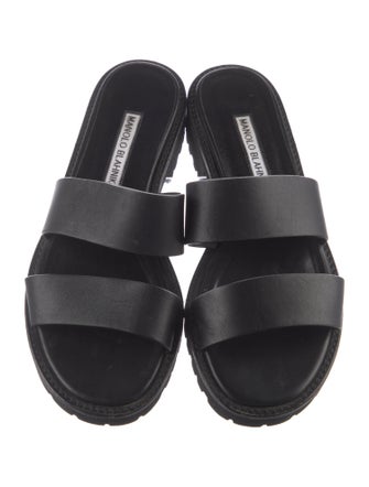 Manolo Blahnik Leather Sandals