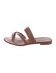 Manolo Blahnik Leather Slides