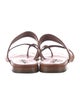Manolo Blahnik Leather Slides