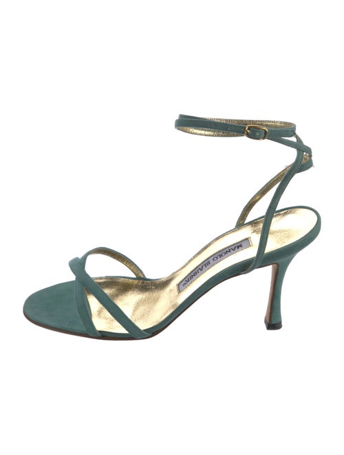 Manolo Blahnik Suede Sandals