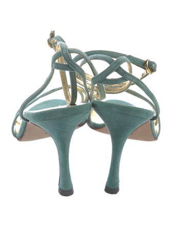 Manolo Blahnik Suede Sandals