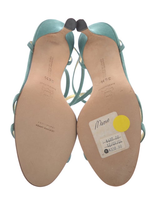 Manolo Blahnik Suede Sandals