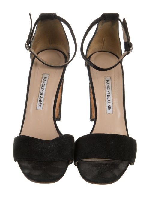 Manolo Blahnik Suede Sandals