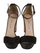 Manolo Blahnik Suede Sandals