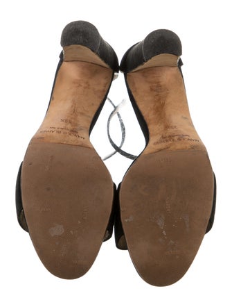 Manolo Blahnik Suede Sandals