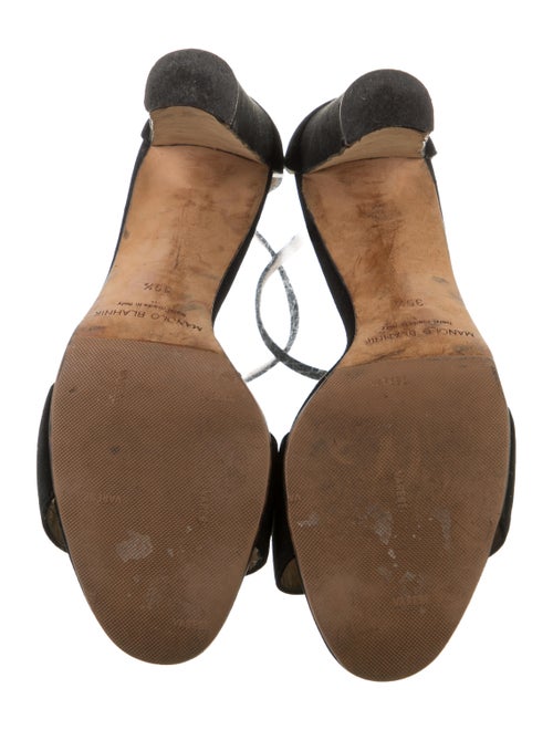 Manolo Blahnik Suede Sandals