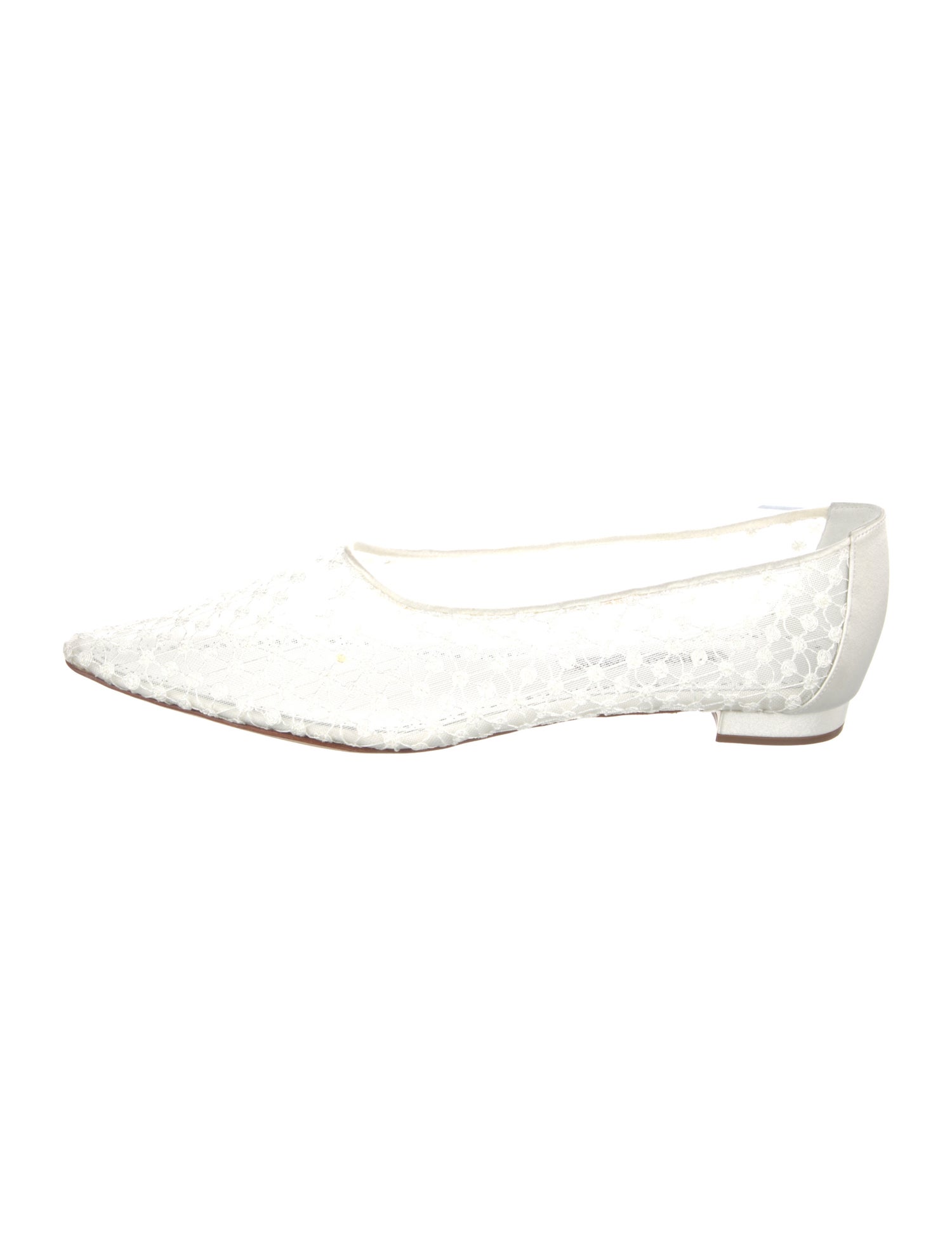 Manolo Blahnik Lace Ballet Flats