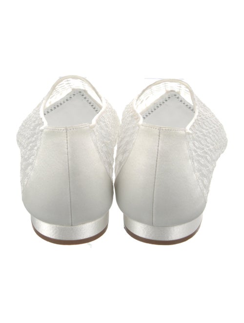 Manolo Blahnik Lace Ballet Flats