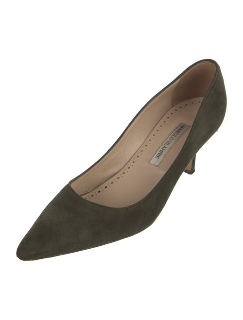 Manolo Blahnik Suede Pumps