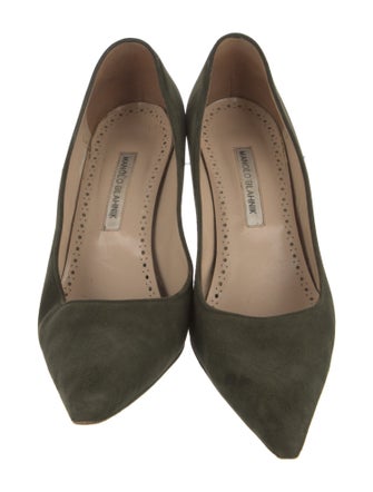Manolo Blahnik Suede Pumps