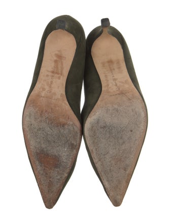 Manolo Blahnik Suede Pumps