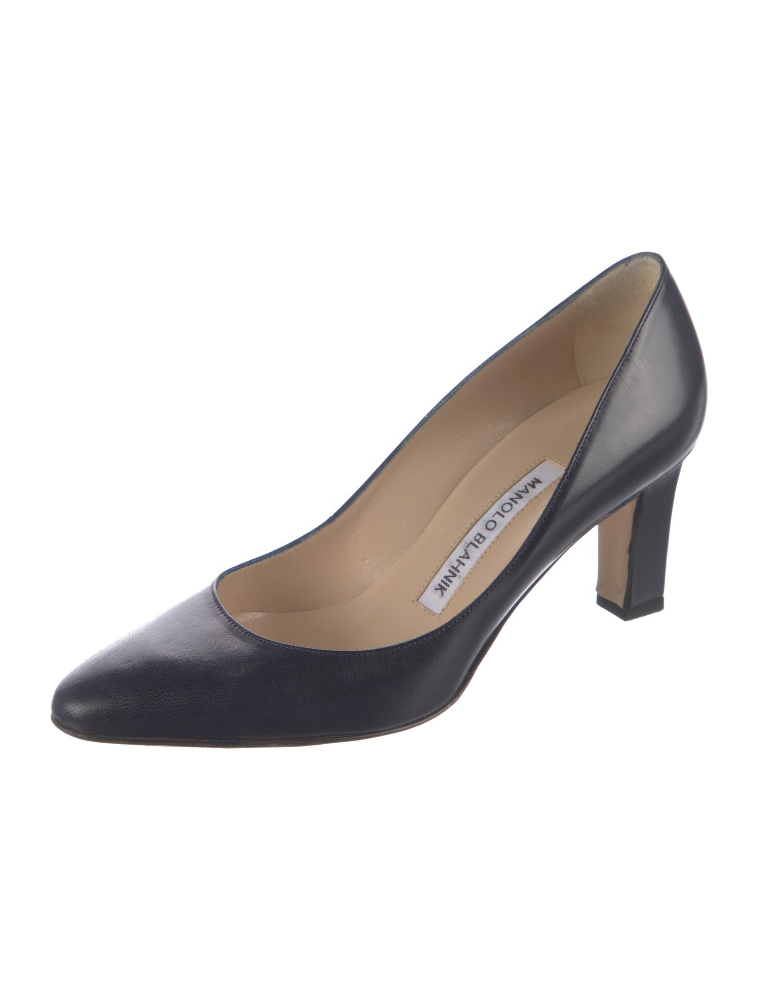 Manolo Blahnik Leather Pumps