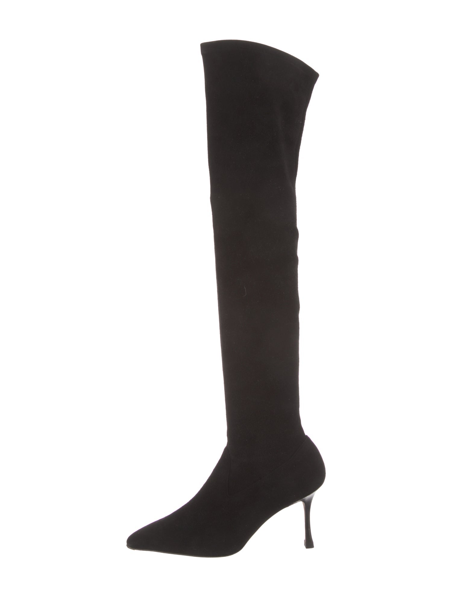 Manolo Blahnik Suede Sock Boots