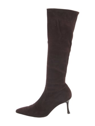 Manolo Blahnik Suede Boots