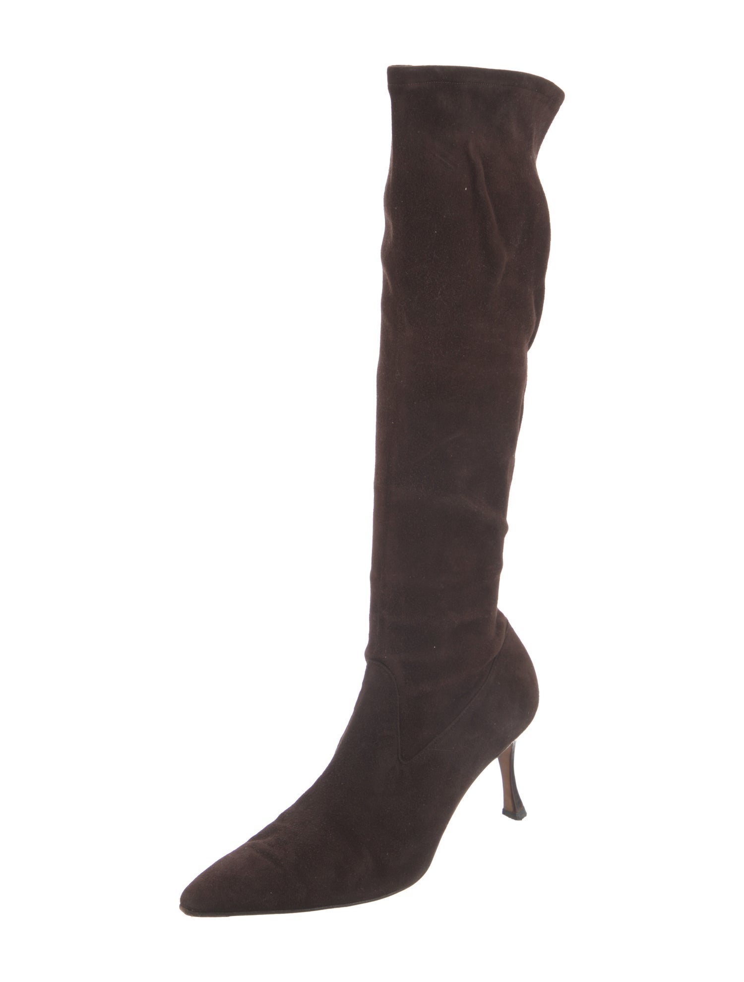 Manolo Blahnik Suede Boots