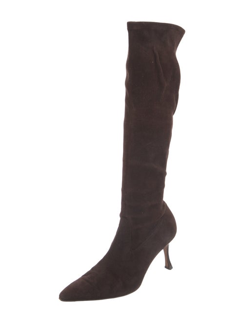 Manolo Blahnik Suede Boots