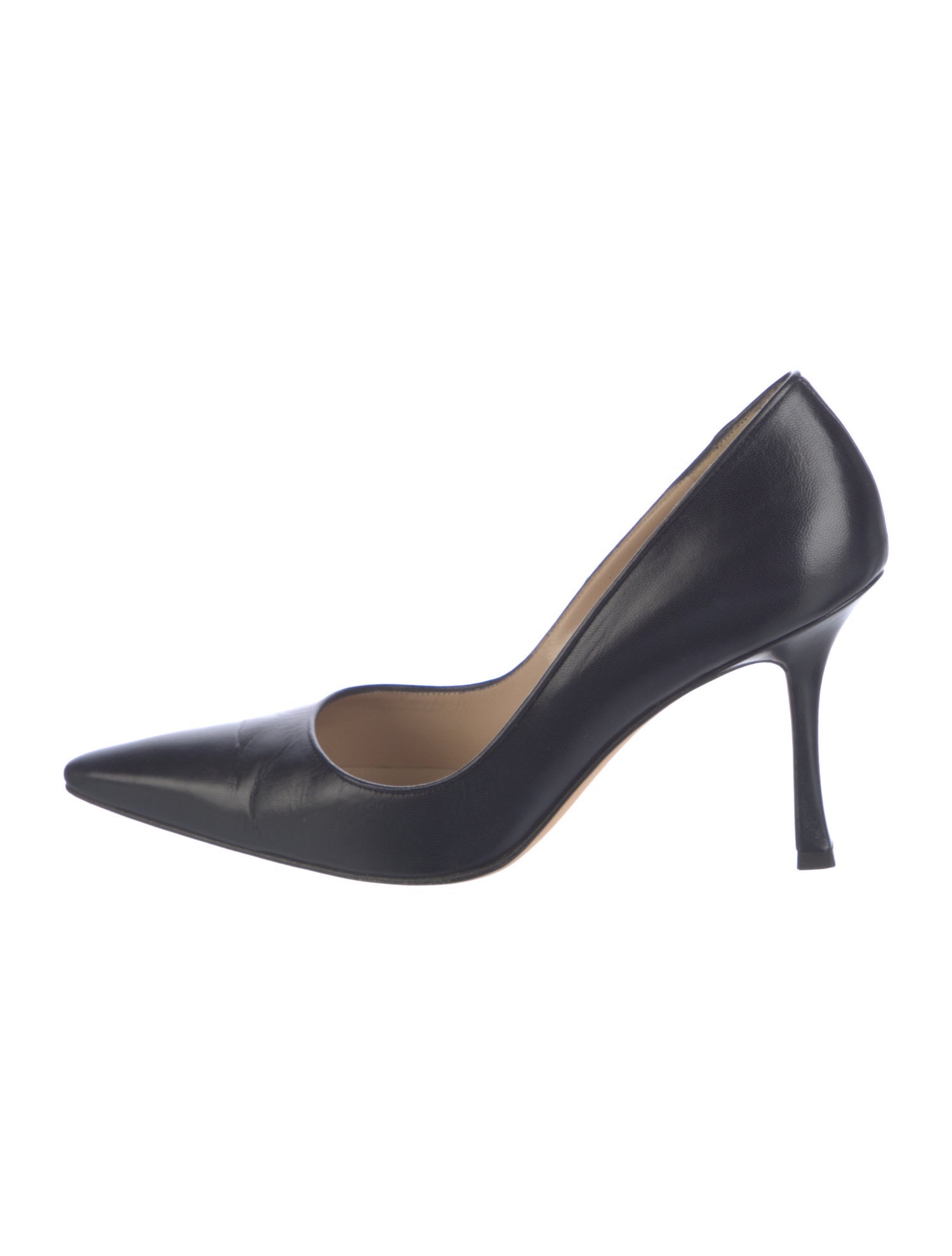 Manolo Blahnik Leather Pumps