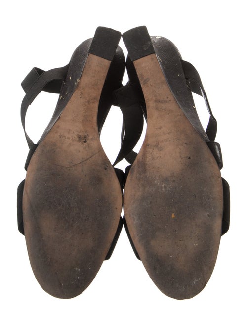 Manolo Blahnik Cutout Accent Slingback Sandals