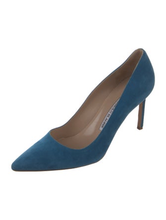 Manolo Blahnik Suede Pumps