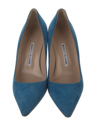 Manolo Blahnik Suede Pumps