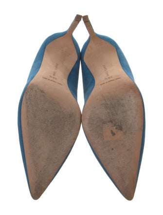 Manolo Blahnik Suede Pumps
