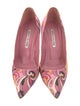 Manolo Blahnik Printed Pumps