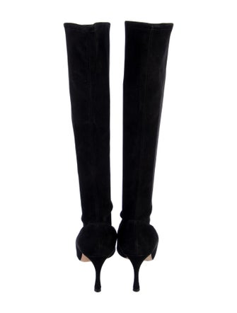 Manolo Blahnik Suede Boots