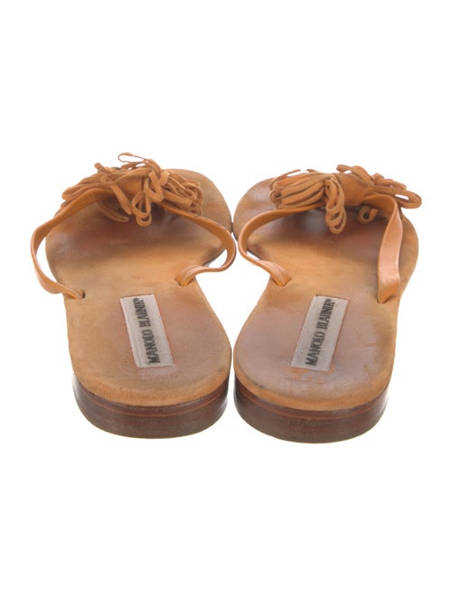 Manolo Blahnik Suede Slides