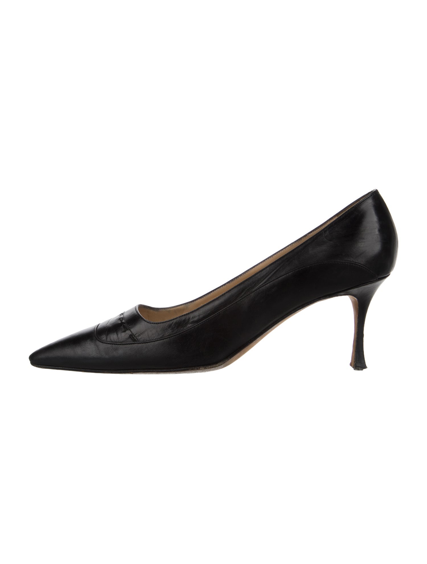 Manolo Blahnik Leather Pumps