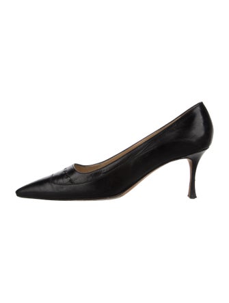 Manolo Blahnik Leather Pumps