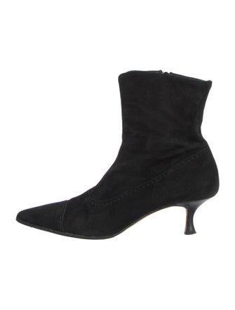 Manolo Blahnik Suede Boots