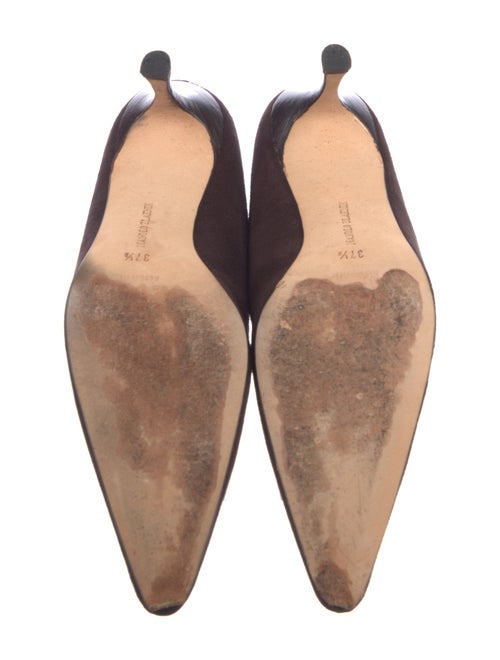 Manolo Blahnik Suede Sock Boots