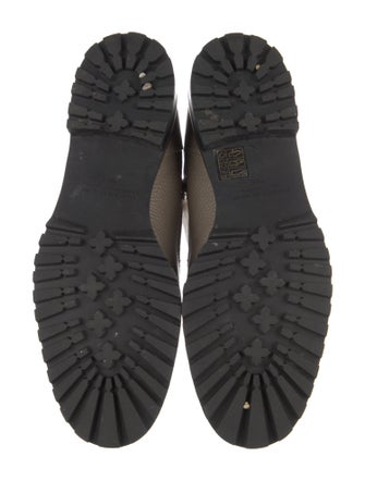 Manolo Blahnik Leather Combat Boots