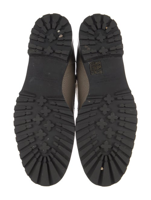 Manolo Blahnik Leather Combat Boots