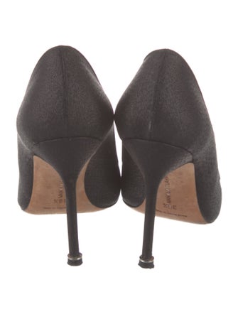 Manolo Blahnik Crystal Embellishments Pumps