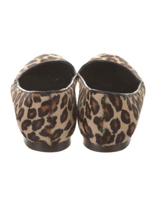 Manolo Blahnik Ponyhair Animal Print Flats