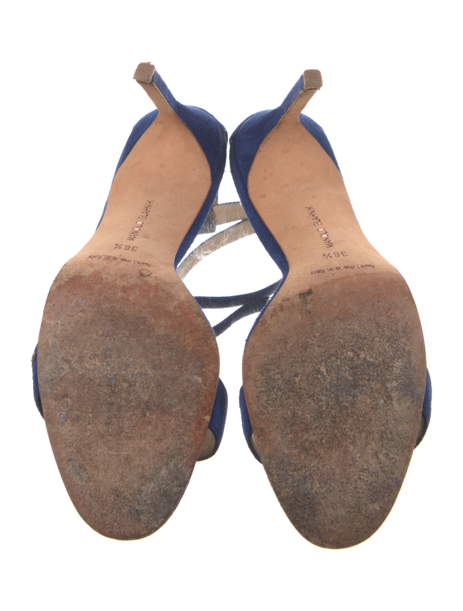 Manolo Blahnik Suede Sandals