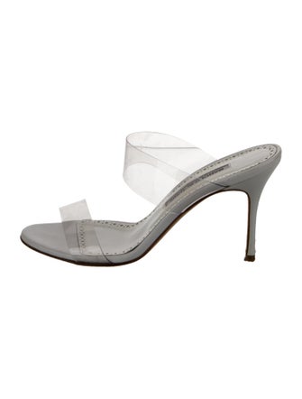 Manolo Blahnik PVC Slides