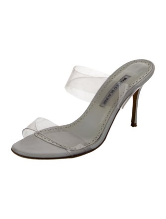 Manolo Blahnik PVC Slides