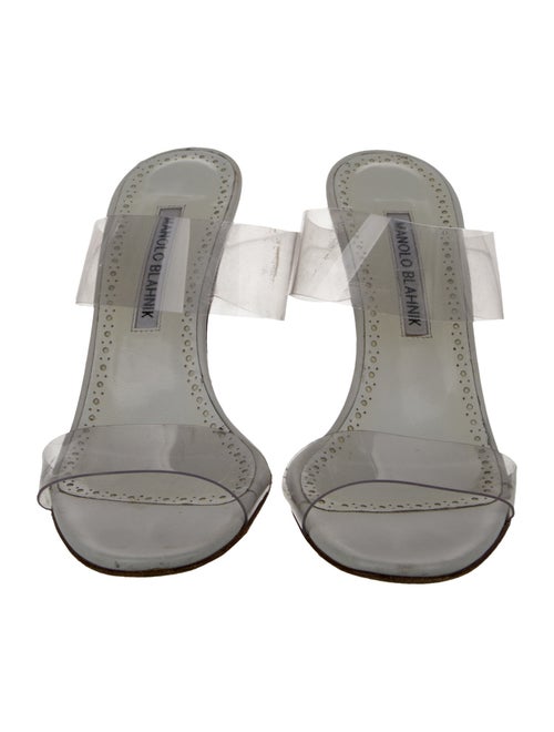 Manolo Blahnik PVC Slides