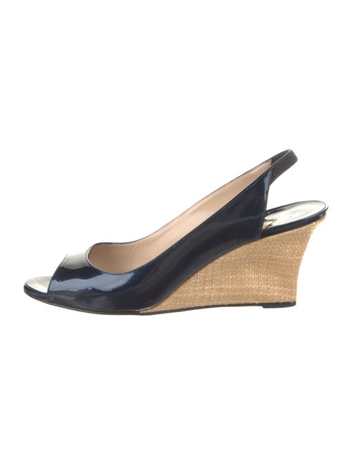 Manolo Blahnik Patent Leather Slingback Sandals