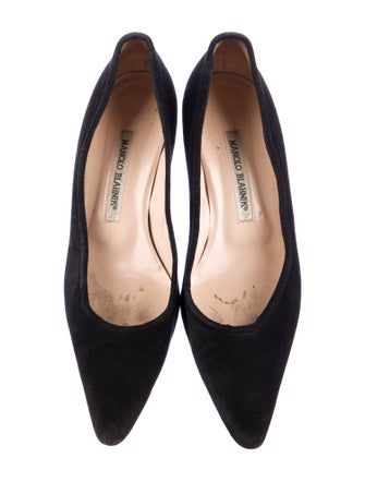 Manolo Blahnik Suede Pumps