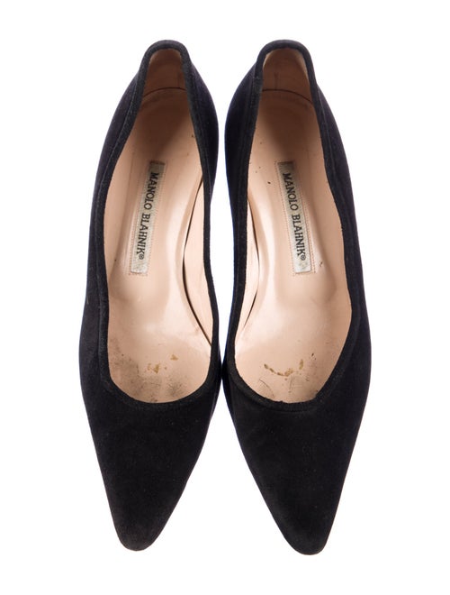 Manolo Blahnik Suede Pumps