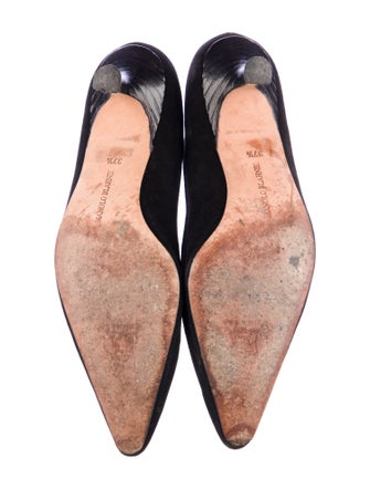 Manolo Blahnik Suede Pumps