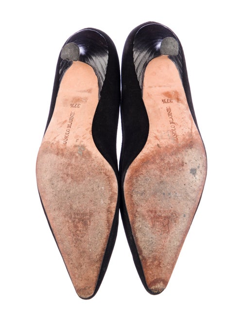 Manolo Blahnik Suede Pumps